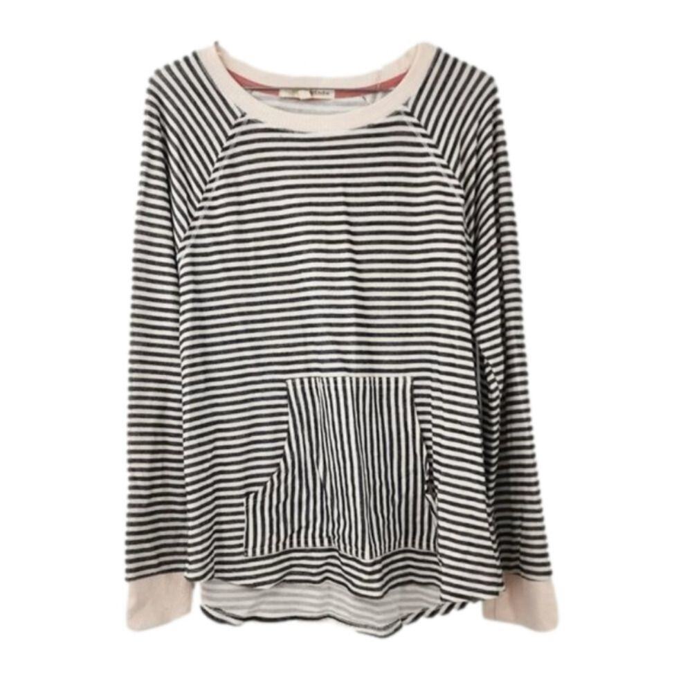 REWIND Striped Long Sleeve Shirt - Women's Size XL Extra Large